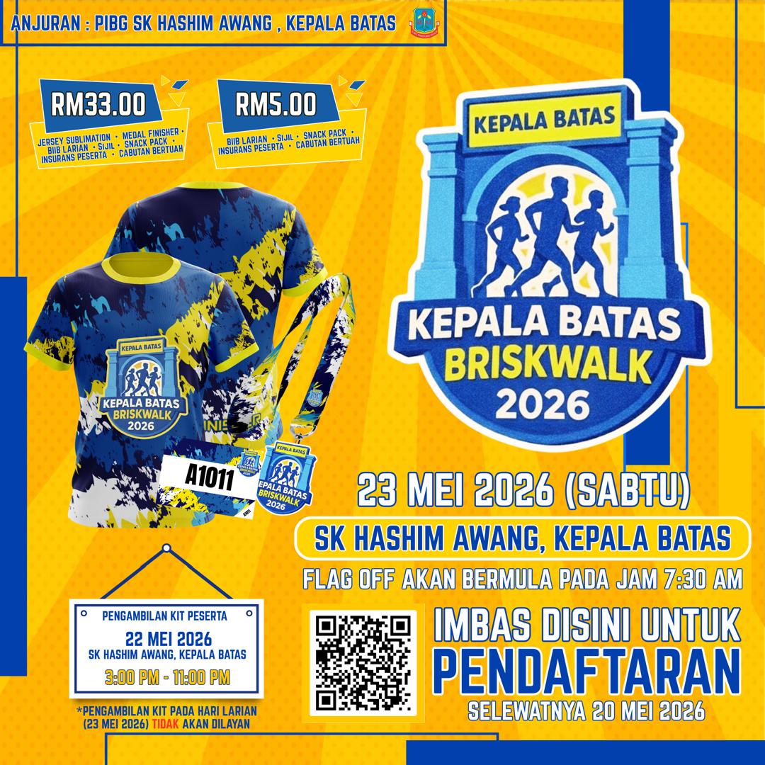 Kepala Batas Briskwalk 2026 banner
