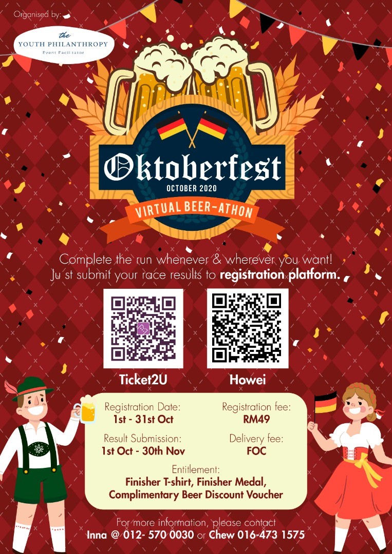 Oktoberfest Virtual Beer-athon banner