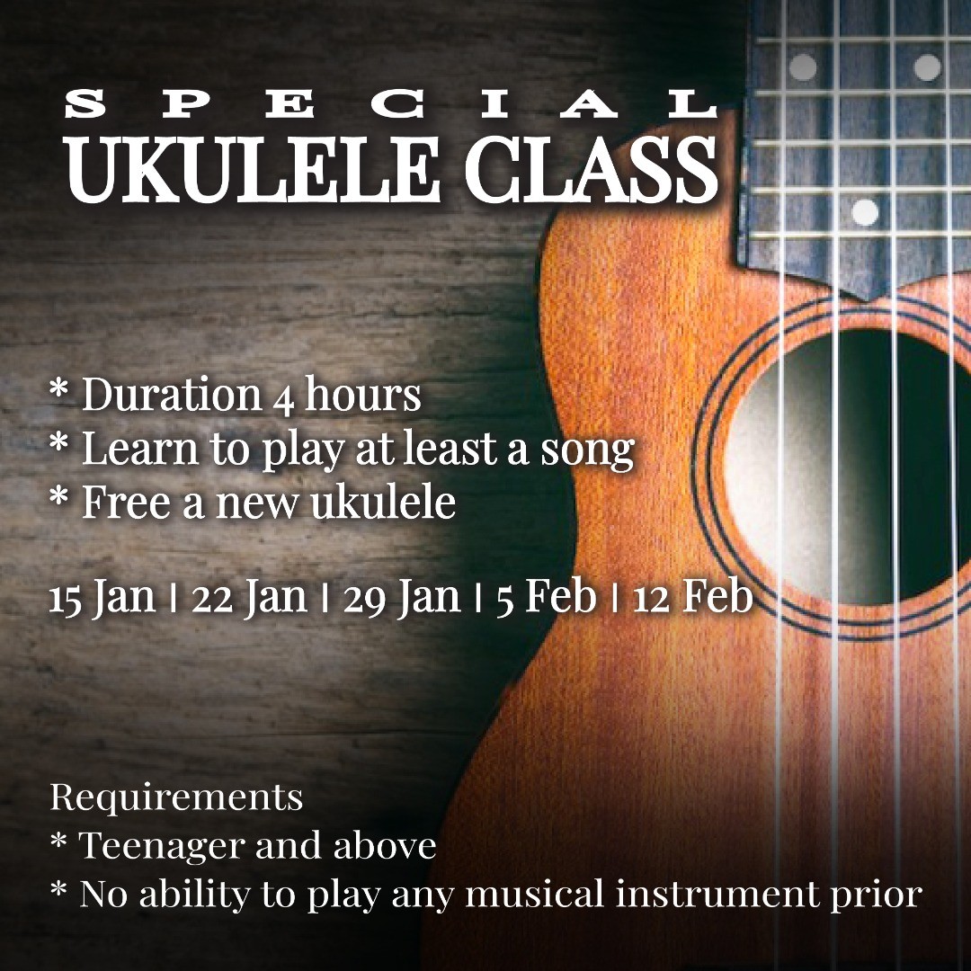 Special Ukulele Class (15 Jan) banner