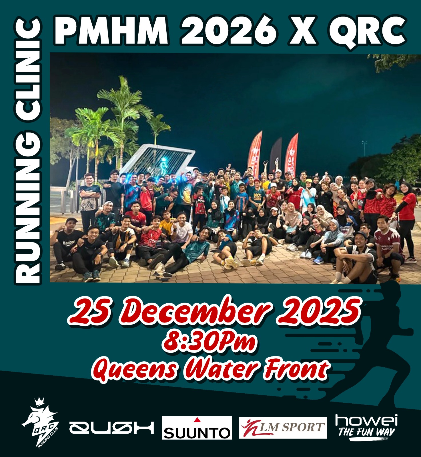 Running Clinic PMHM 2026 x QRC banner