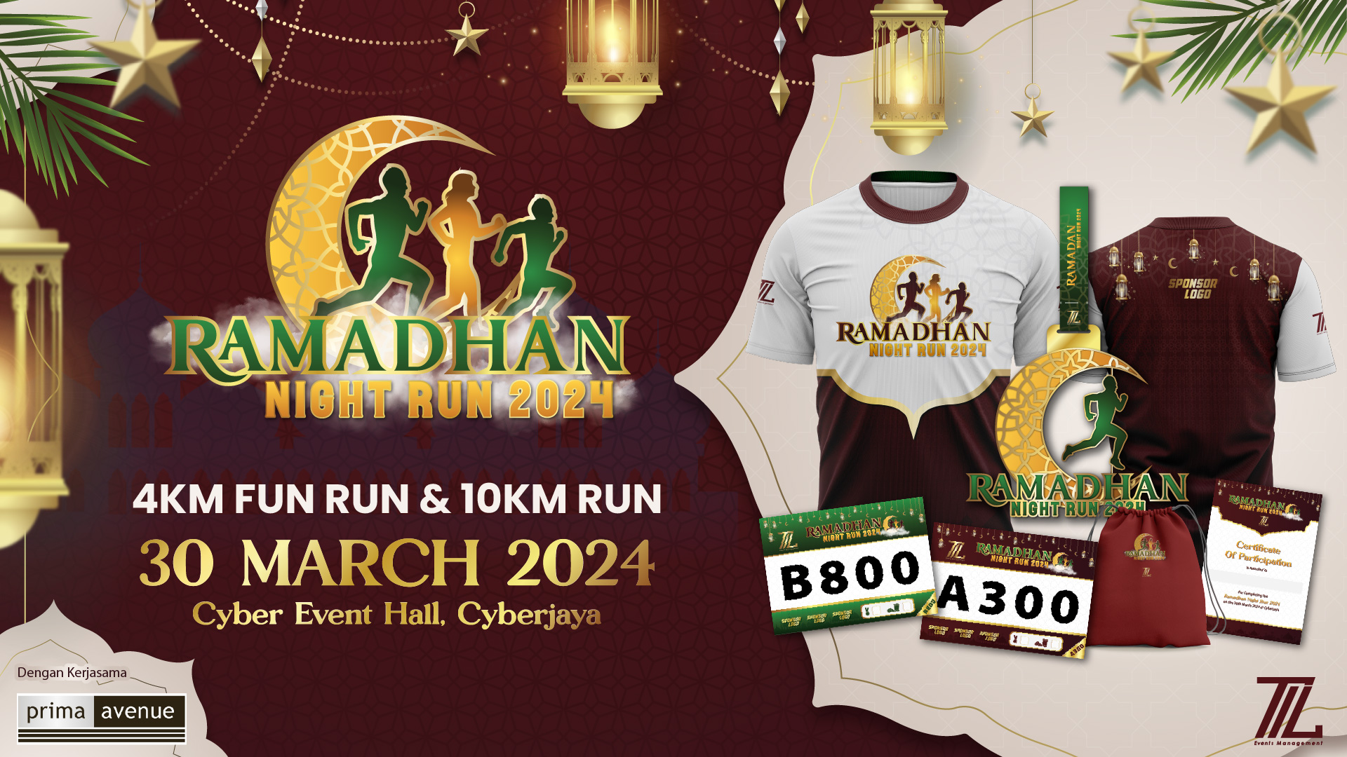 Ramadhan Night Run 2024 banner
