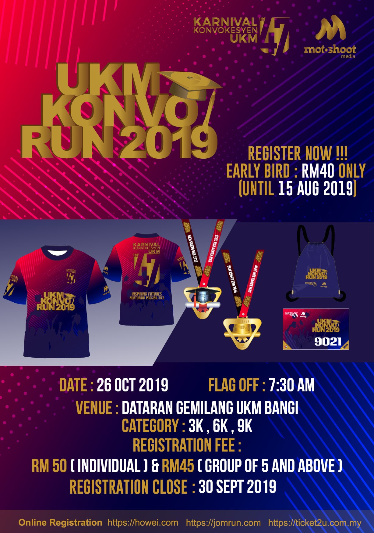 UKM Konvo Run 2019 banner