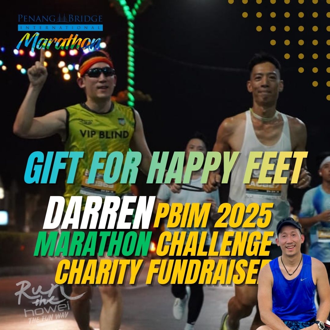 Gift For Happy Feet - Darren's PBIM 2025 Full Marathon Challenge banner