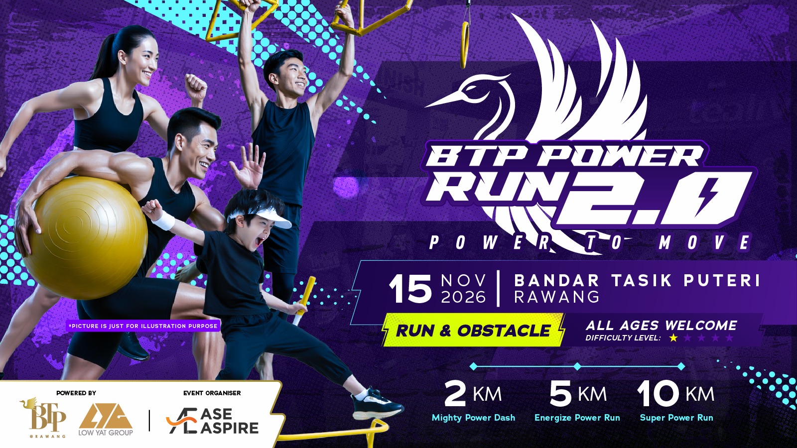 BTP Power Run 2.0 banner