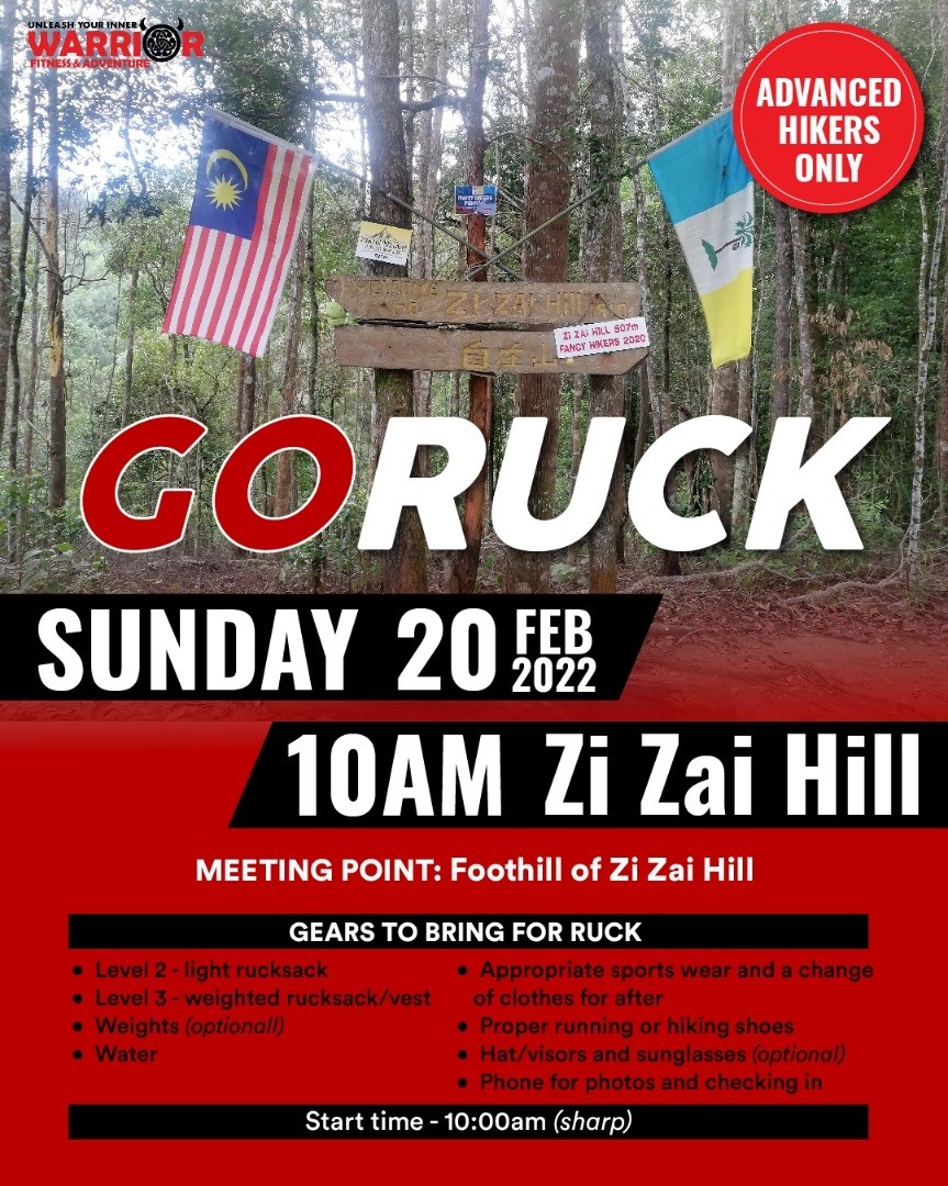 Go Ruck  - Zi Zai Hill (20th Feb) banner