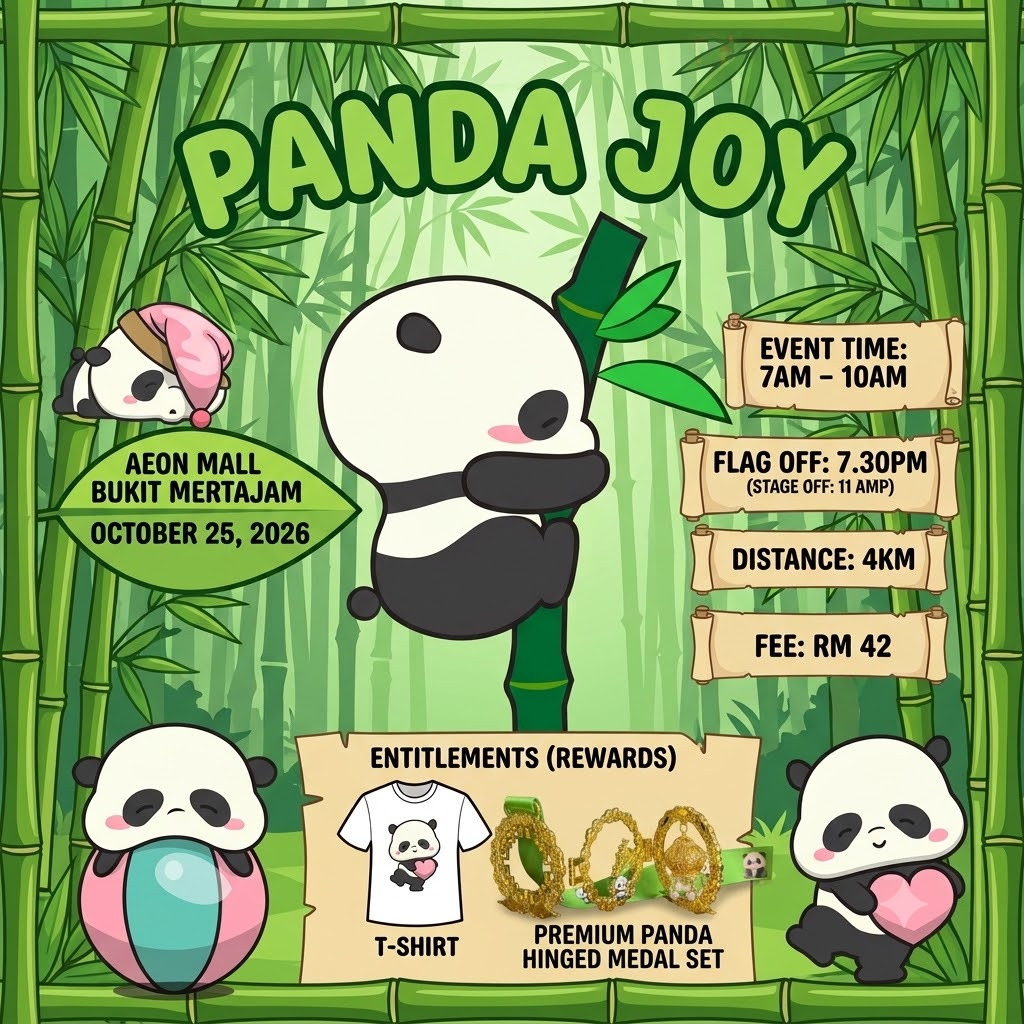Panda Joy Fun Run - Bukit Mertajam banner
