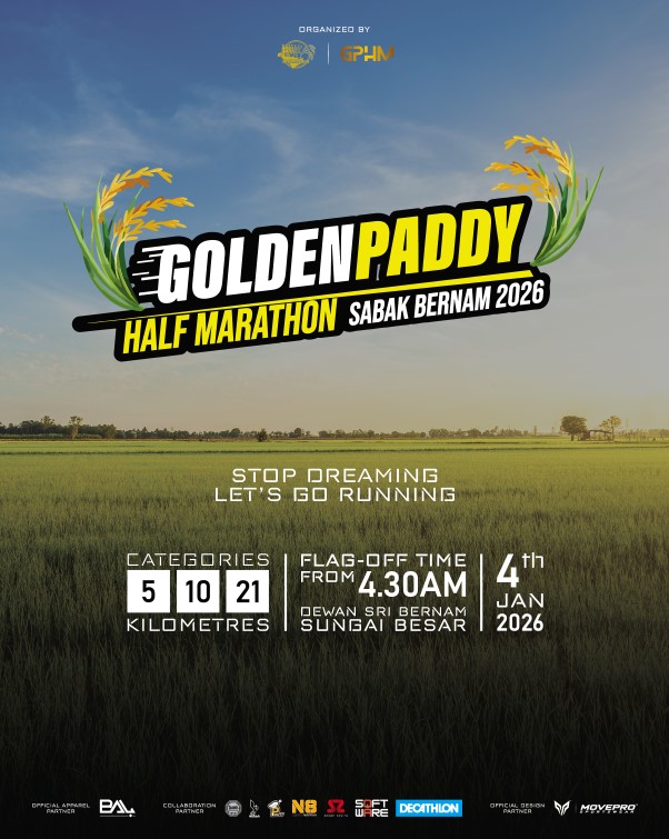 Golden Paddy Half Marathon 2026 banner