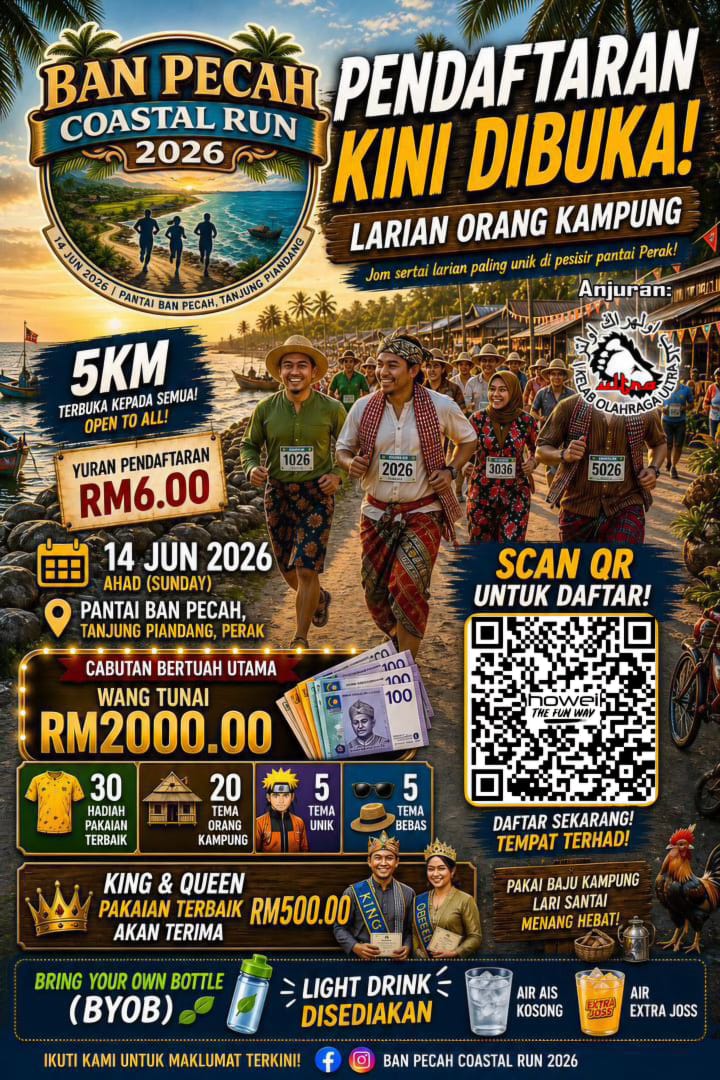 Ban Pecah Coastal Run 2026 banner