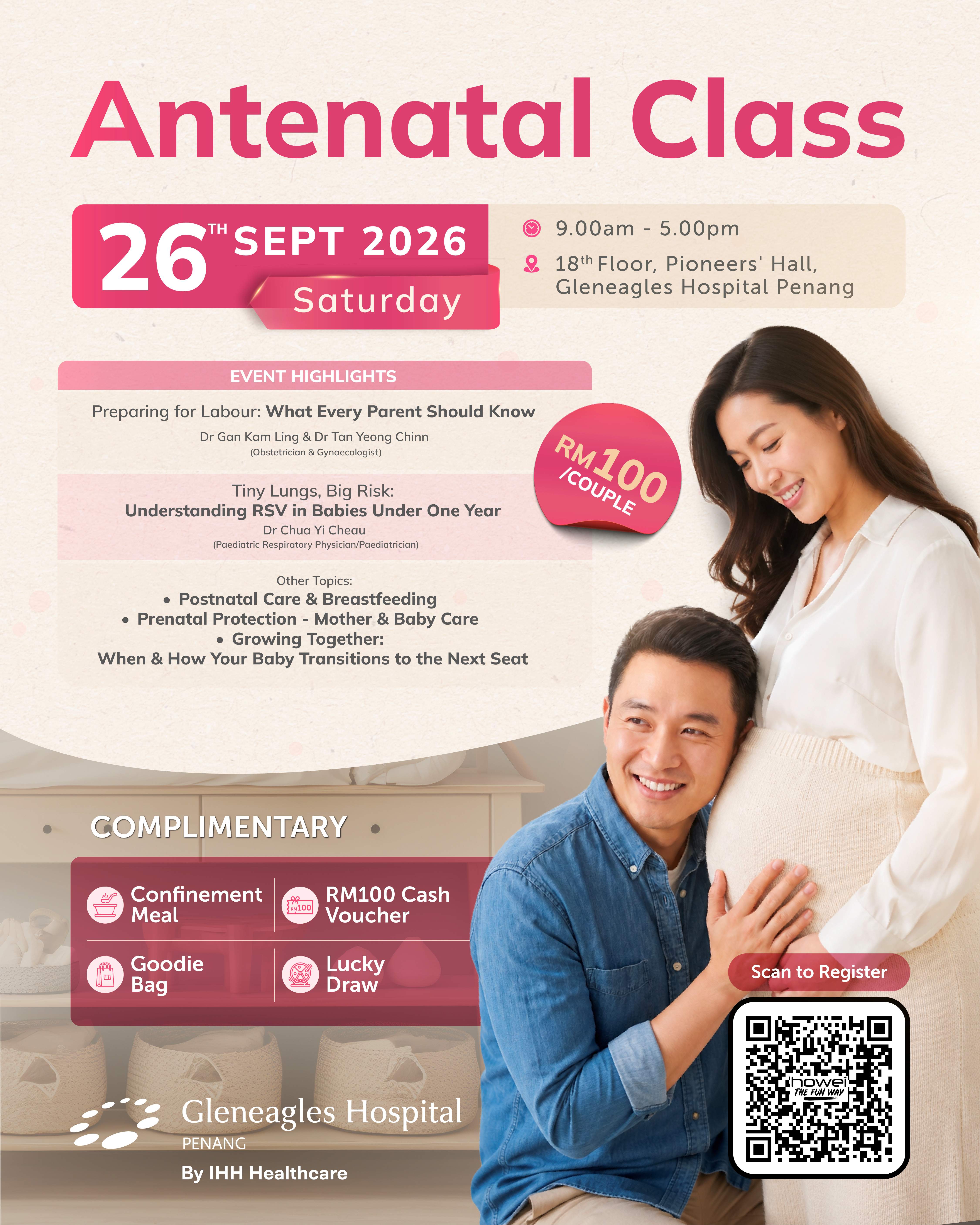 Antenatal Class 2026 (September) banner