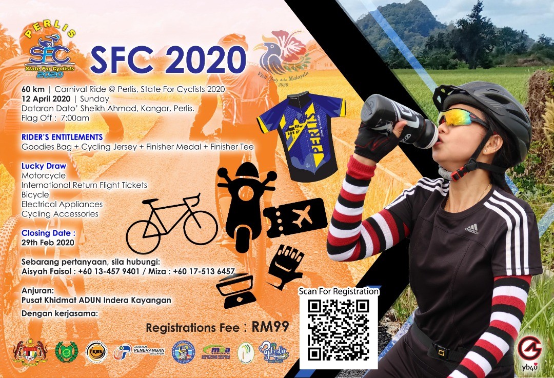 Carnival Ride @ Perlis, State for Cyclists 2020 banner