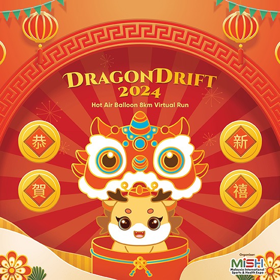 Dragon Drift 2024 : Hot Air Balloon 8km Virtual Run | Howei Online