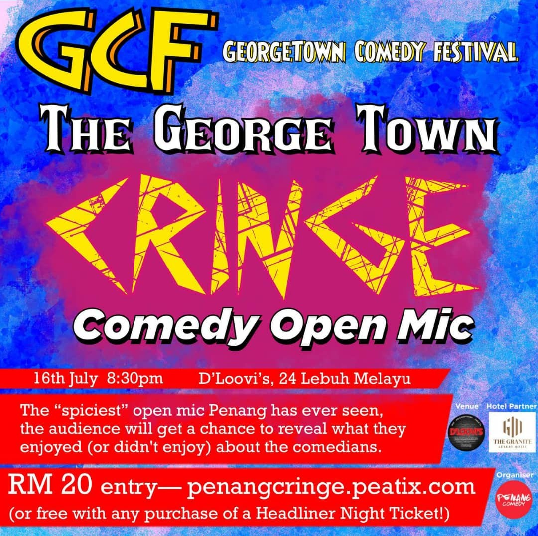 Georgetown Comedy Festival: CRINGE Comedy Open Mic (Day 3) banner