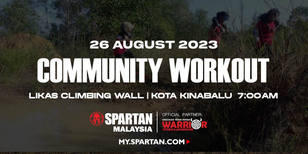 Spartan Community Workout KK - August banner