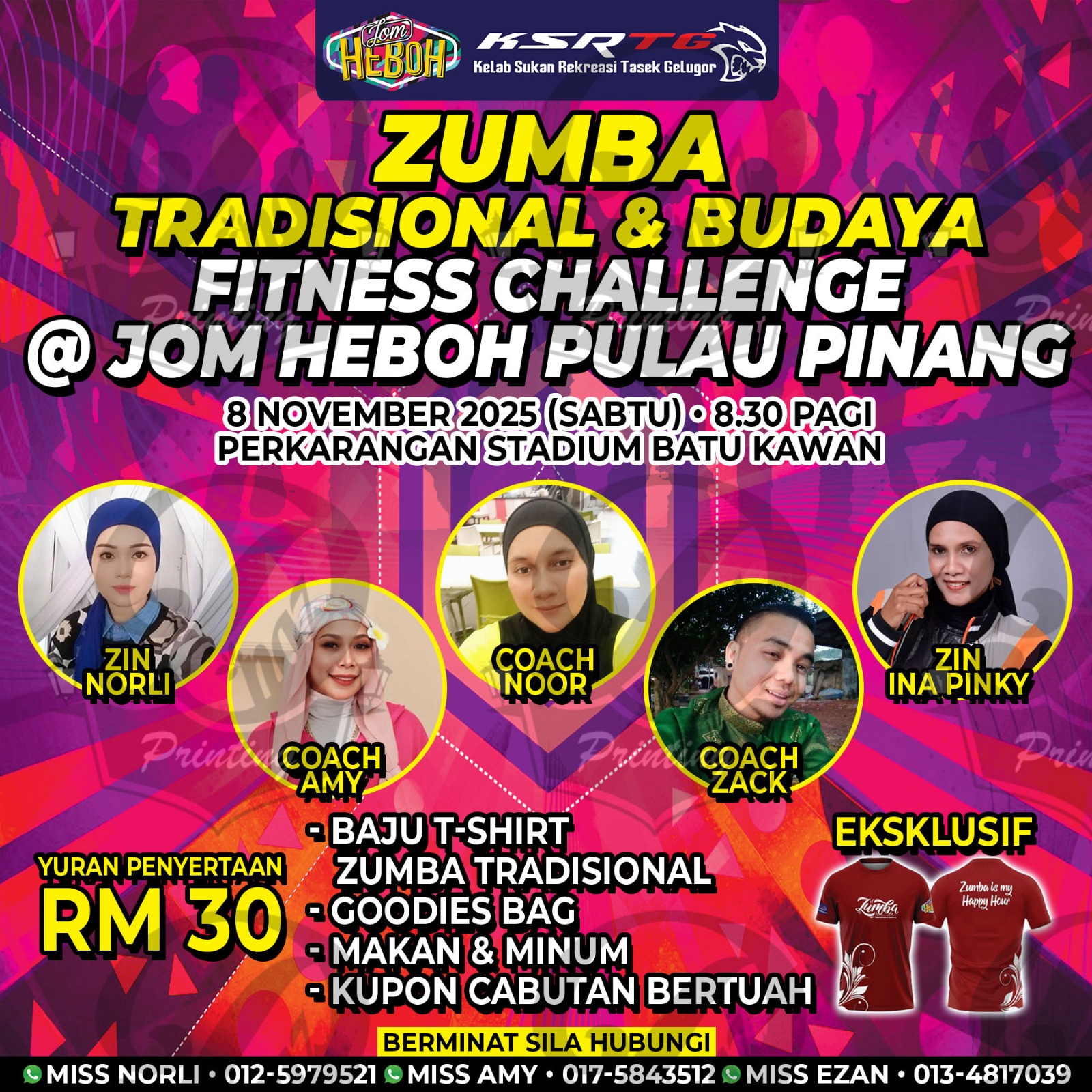 Zumba Tradisional & Budaya Fitness Challenge banner