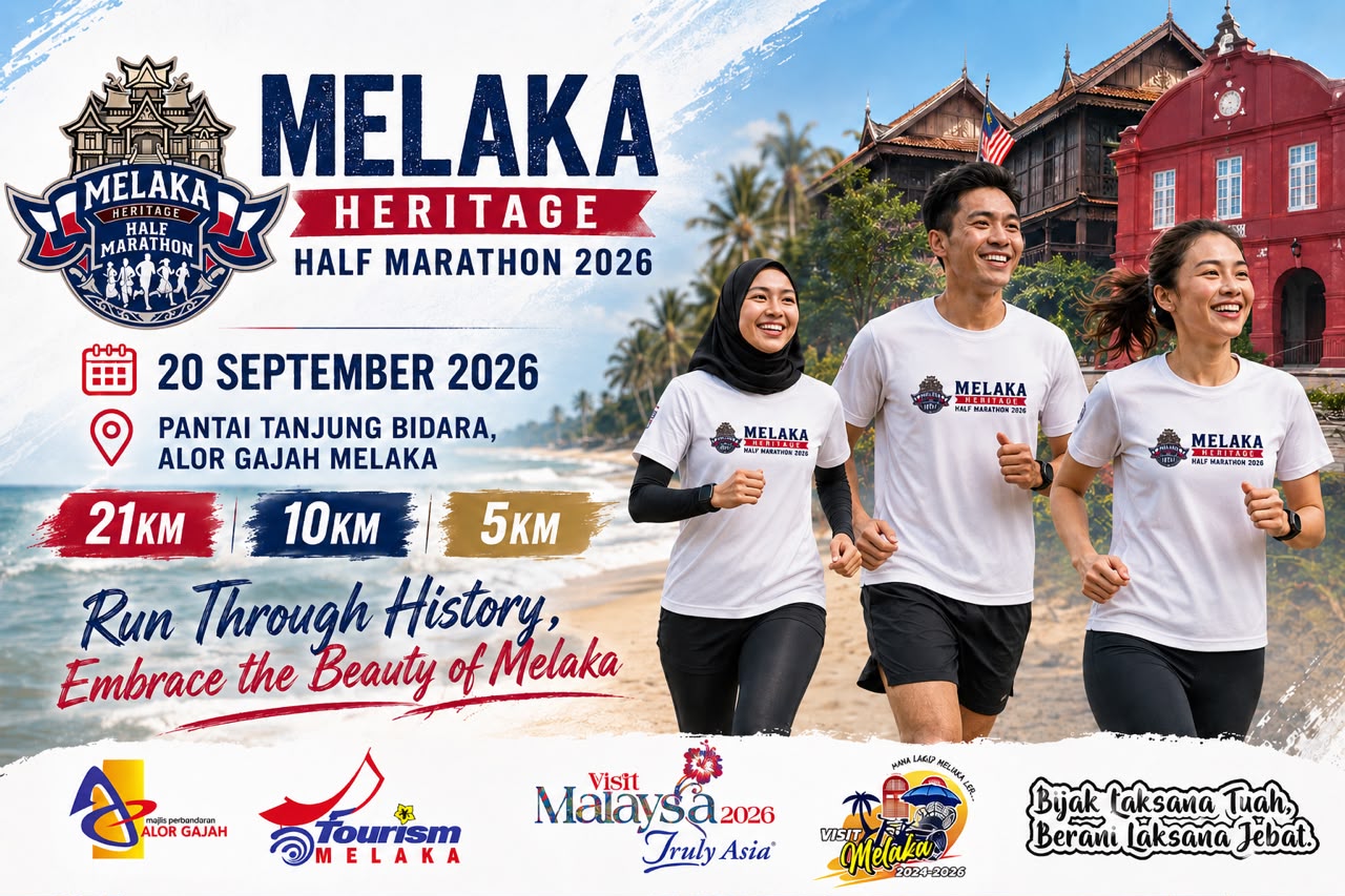 Melaka Heritage Half Marathon 2026 banner