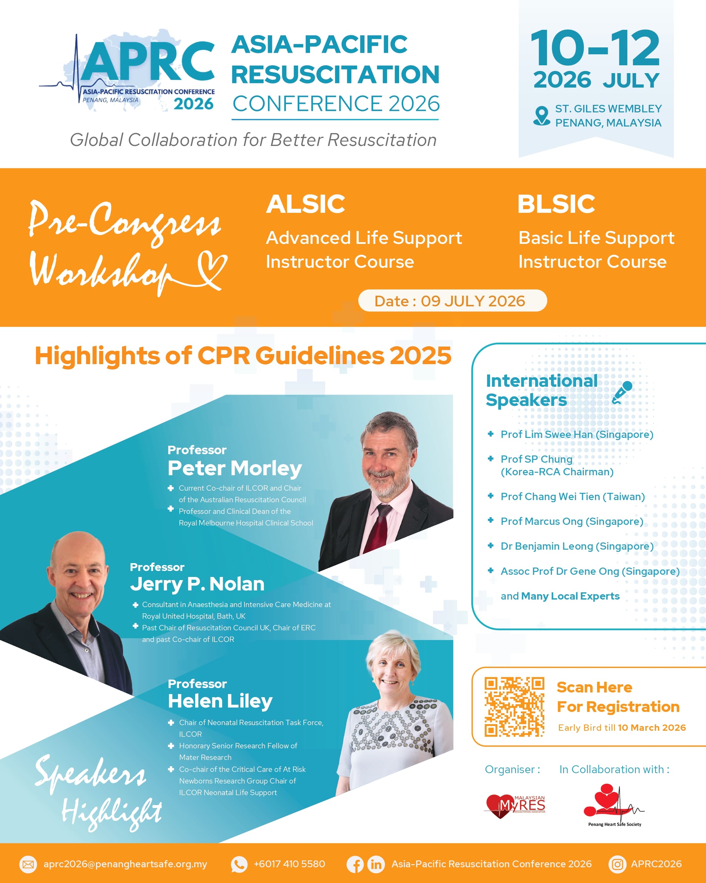 Asia Pacific Resuscitation Conference (APRC) 2026 banner