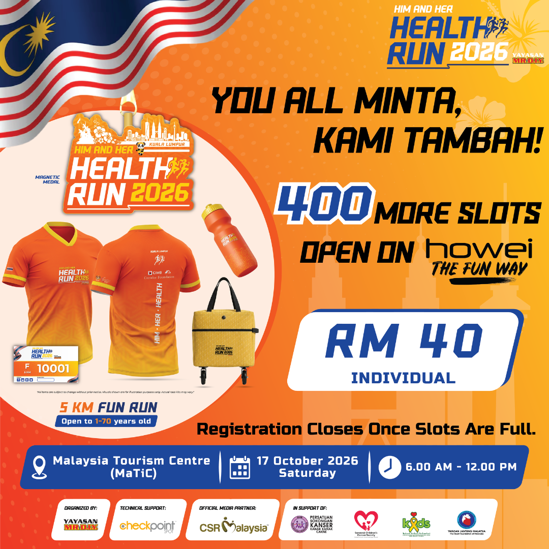 Him And Her Health Run 2026 - KL banner