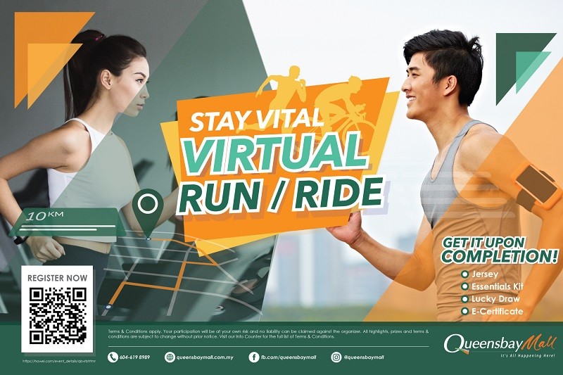 Stay Vital Virtual Run or Ride banner