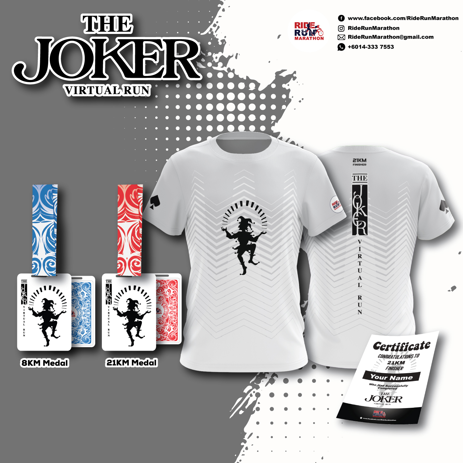 THE JOKER 2026 Virtual Run virtual participants
