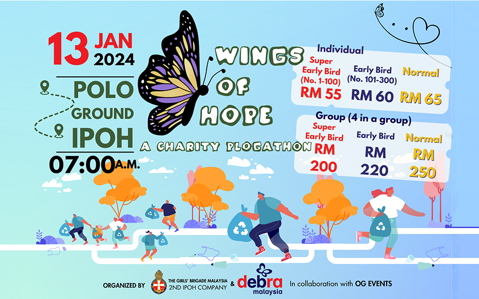 Wings of Hope Charity Plogathon banner