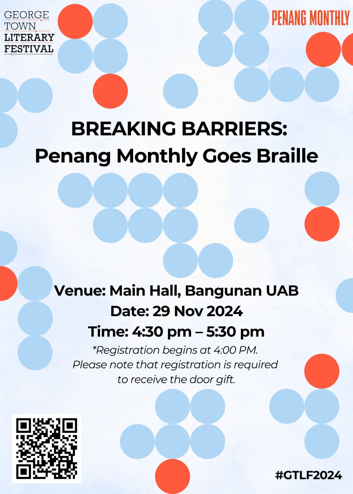 Penang Monthly Goes Braille banner