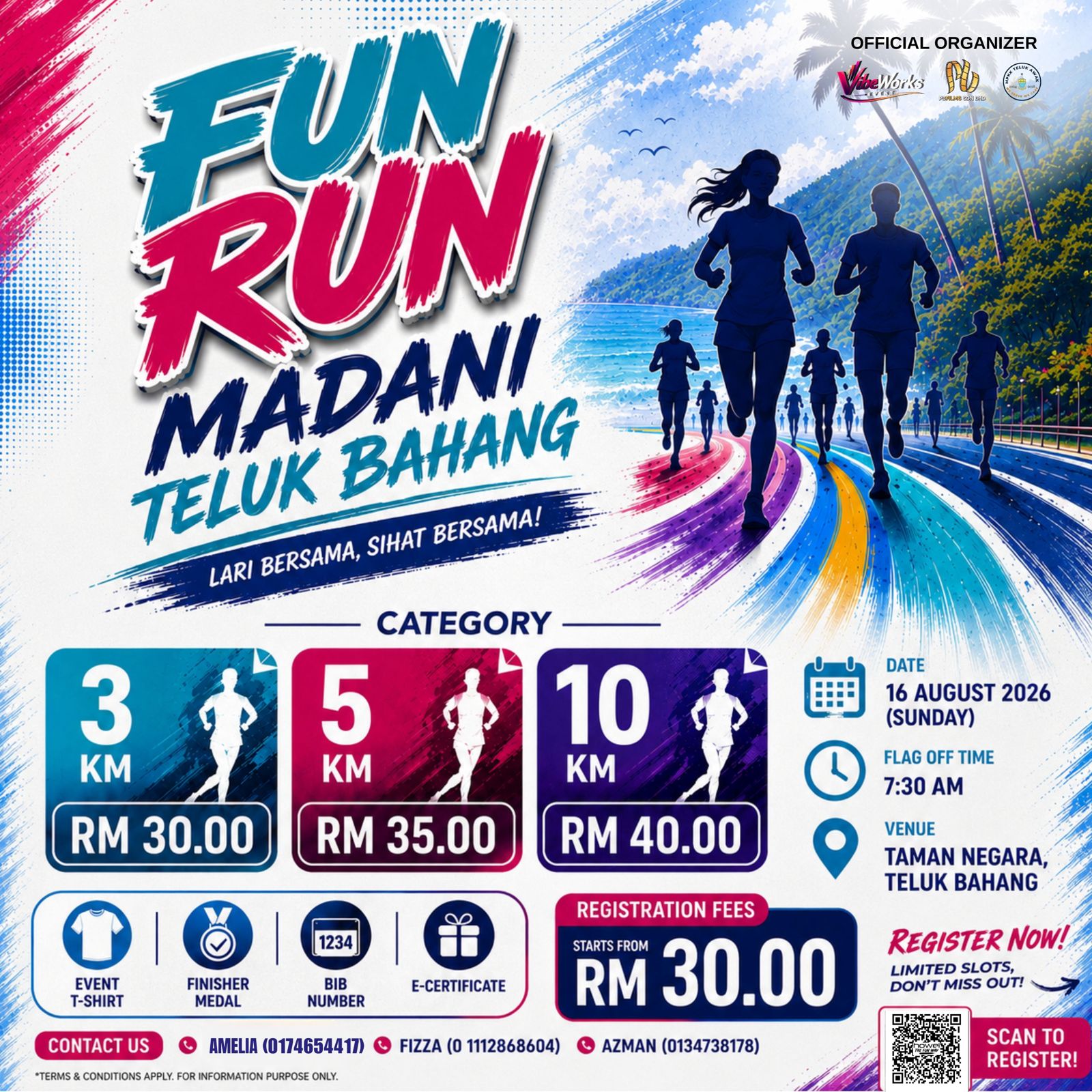 Fun Run Madani Teluk Bahang Penang banner