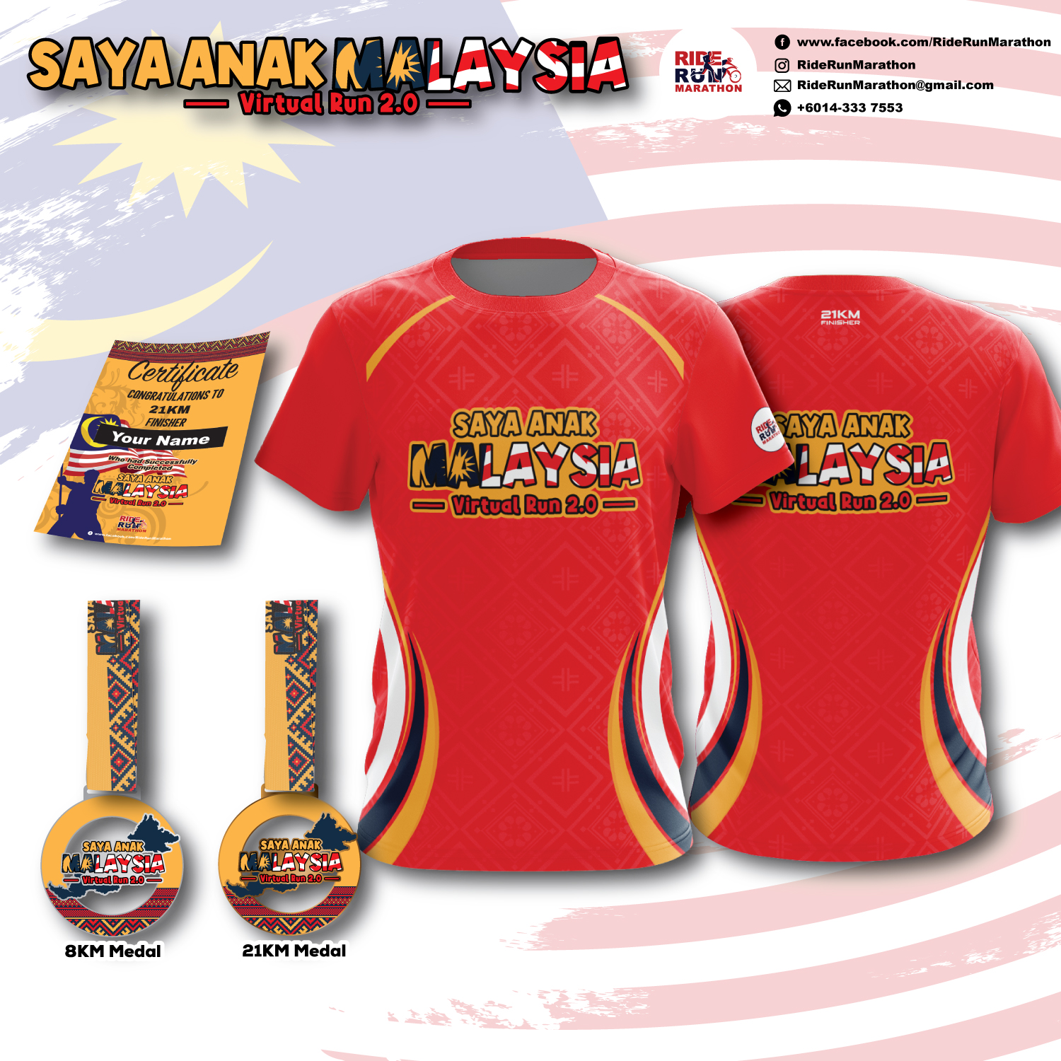 Saya Anak Malaysia 2.0 Virtual Run banner