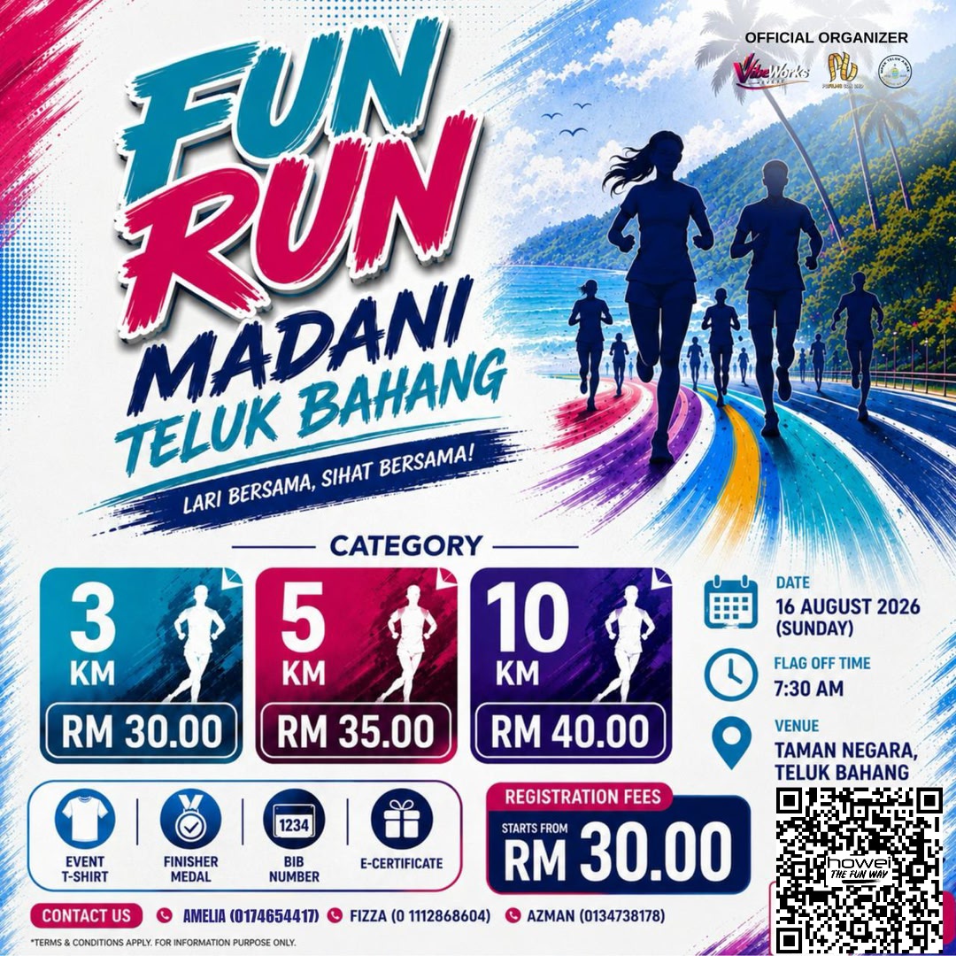 Fun Run Madani Teluk Bahang Penang banner