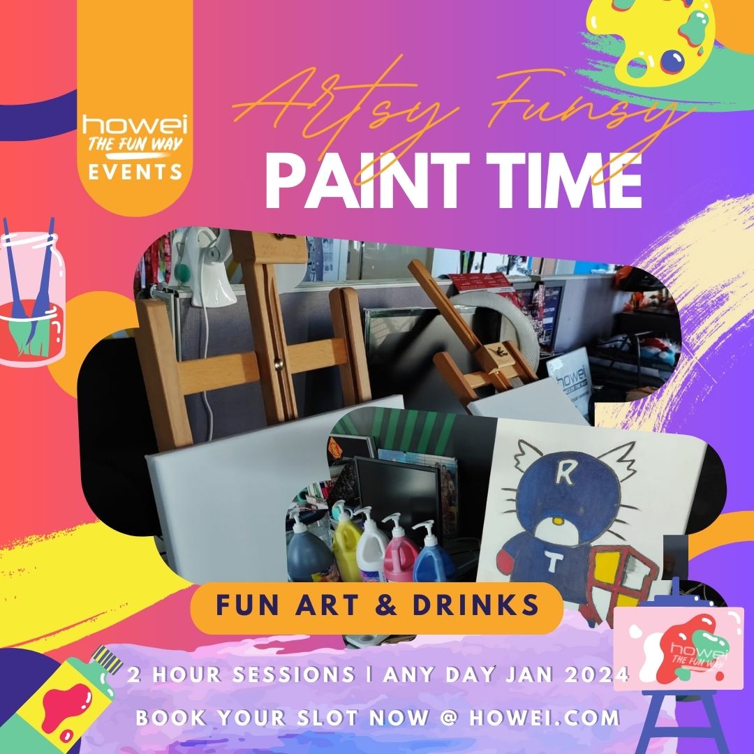 Artsy Funsy Paint Time - Painting Workshop banner