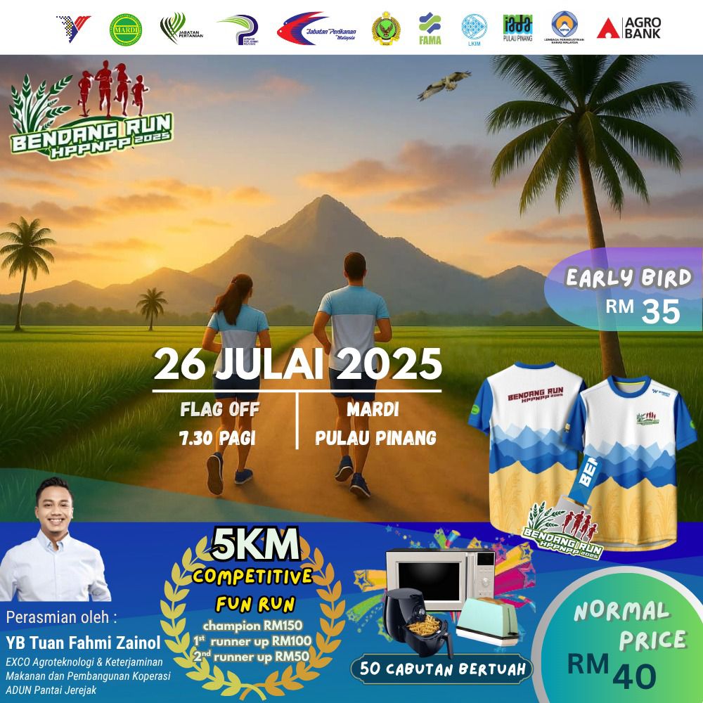 Bendang Run HPPNPP 2025 banner