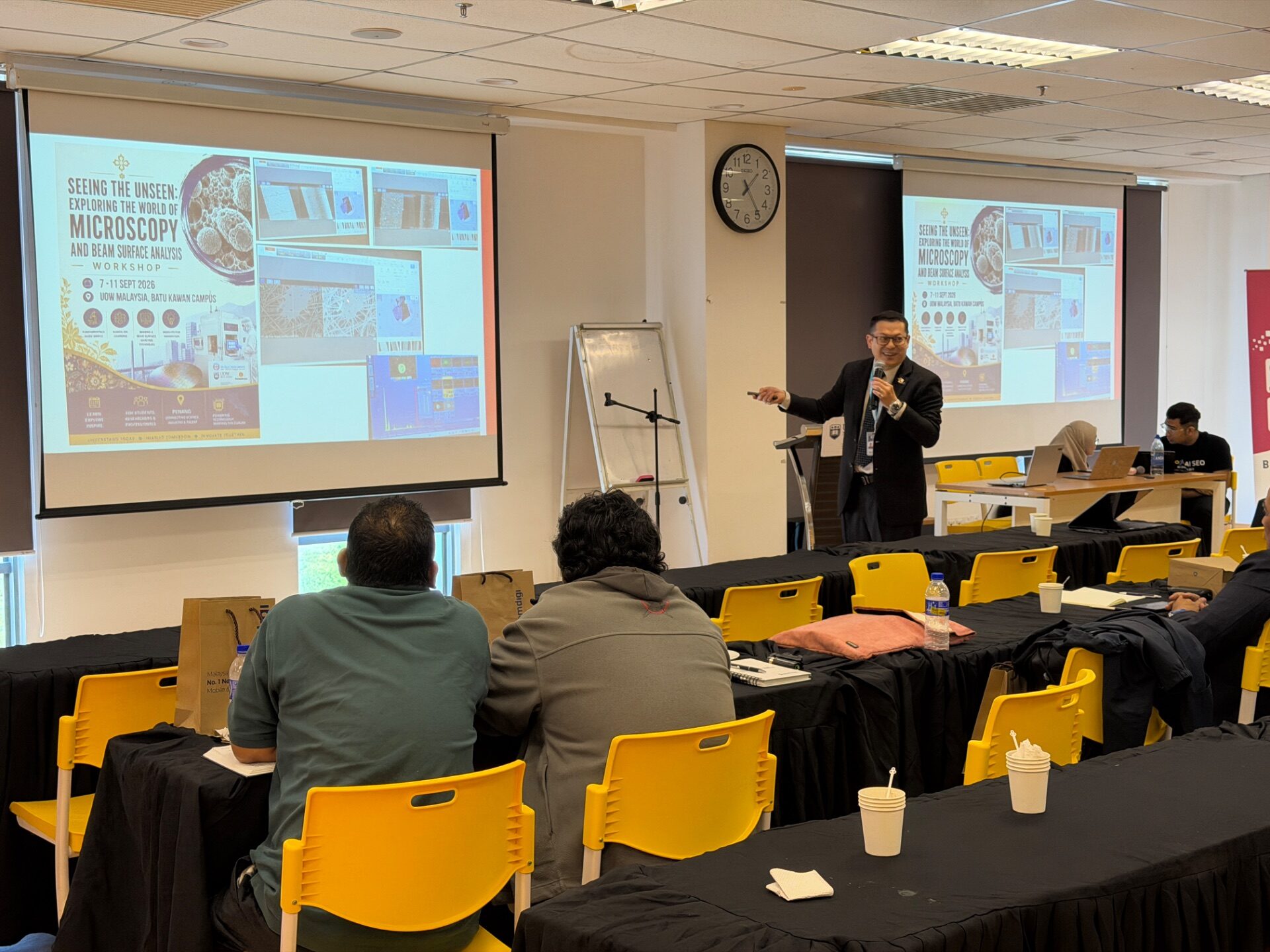 Seeing the Unseen: Exploring the World of Microscopy and Beam Surface Analysis Workshop photo