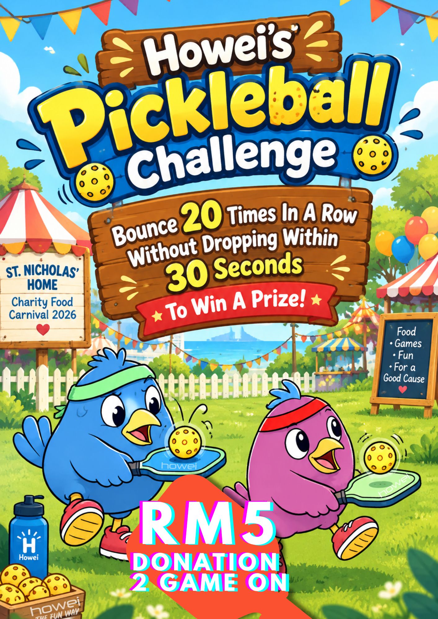 Howei pickleball challenge