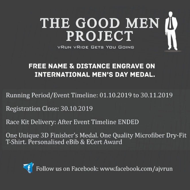 IMD-Men Day vRun 2019 banner