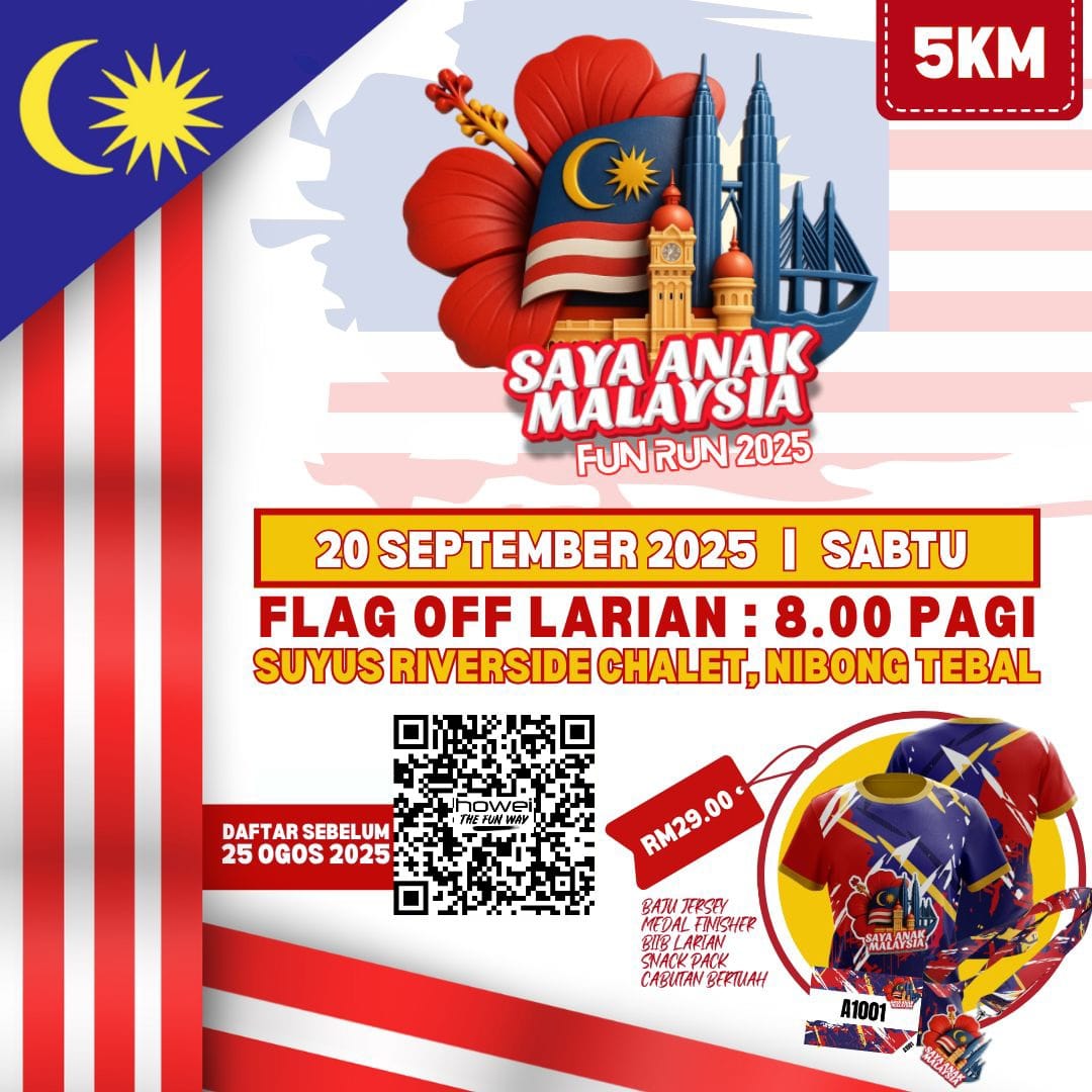 Saya Anak Malaysia Fun Run 2025 banner