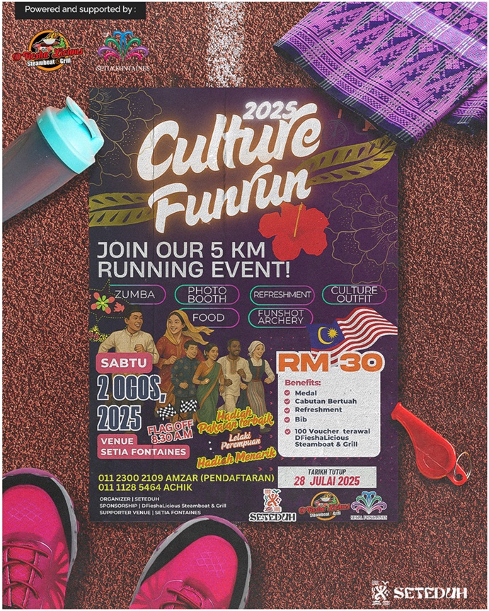 Culture Fun Run 2025 banner