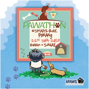 4PAWS Pawathon 2019 banner