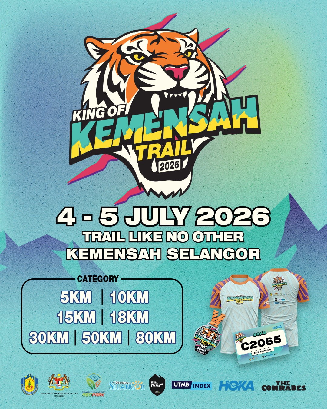 King of Kemensah Trail 2026 banner