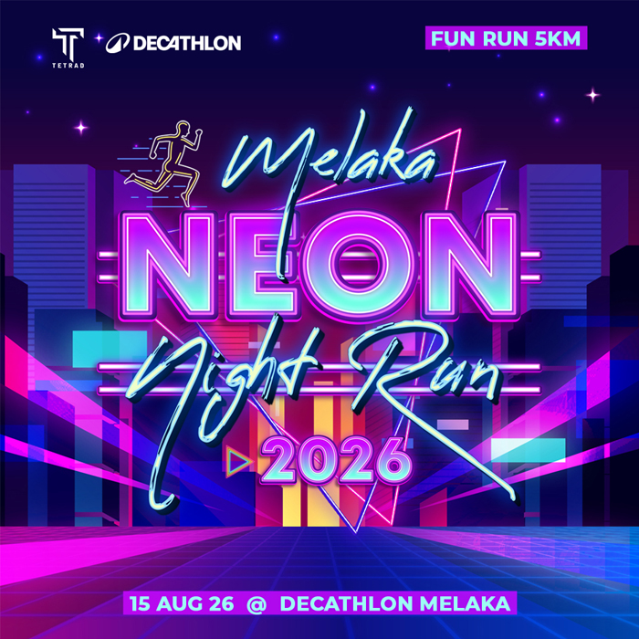 Melaka Neon Night Run 2026 banner