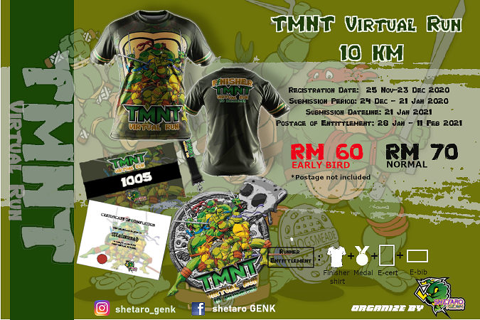 TMNT Virtual Run banner