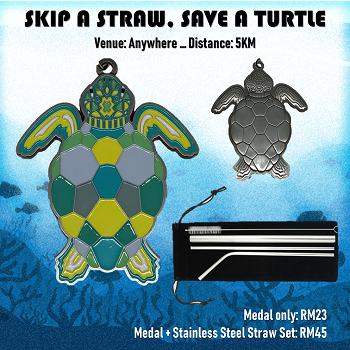 Skip A Straw, Save A Turtle banner