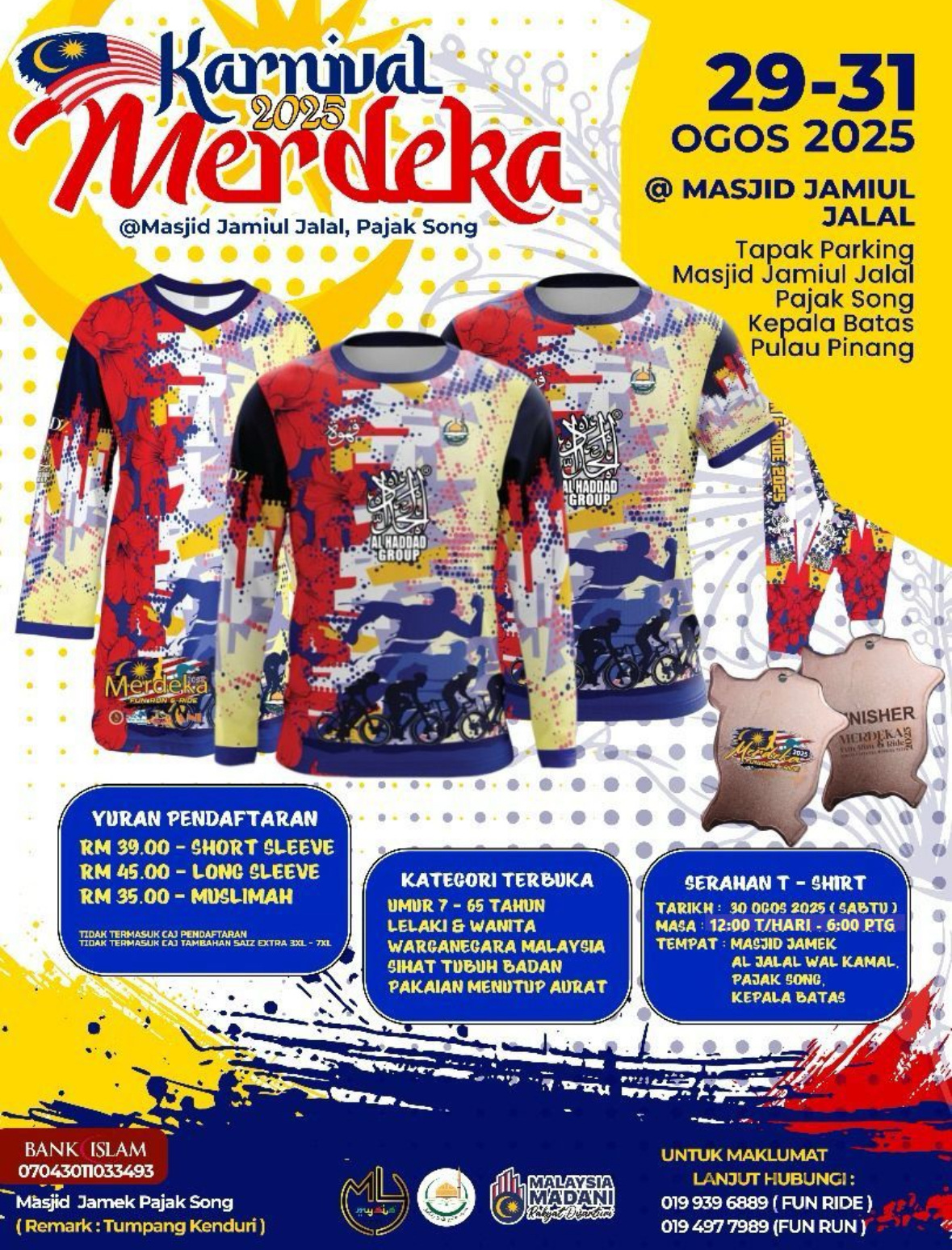 Merdeka Fun Run & Ride 2025 banner