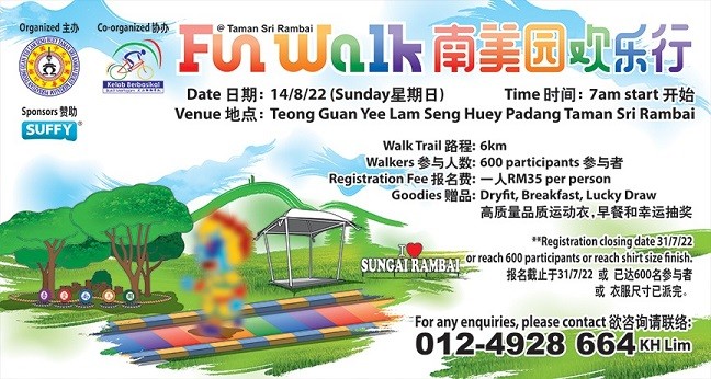 Fun Walk @ Taman Sri Rambai 2022 banner