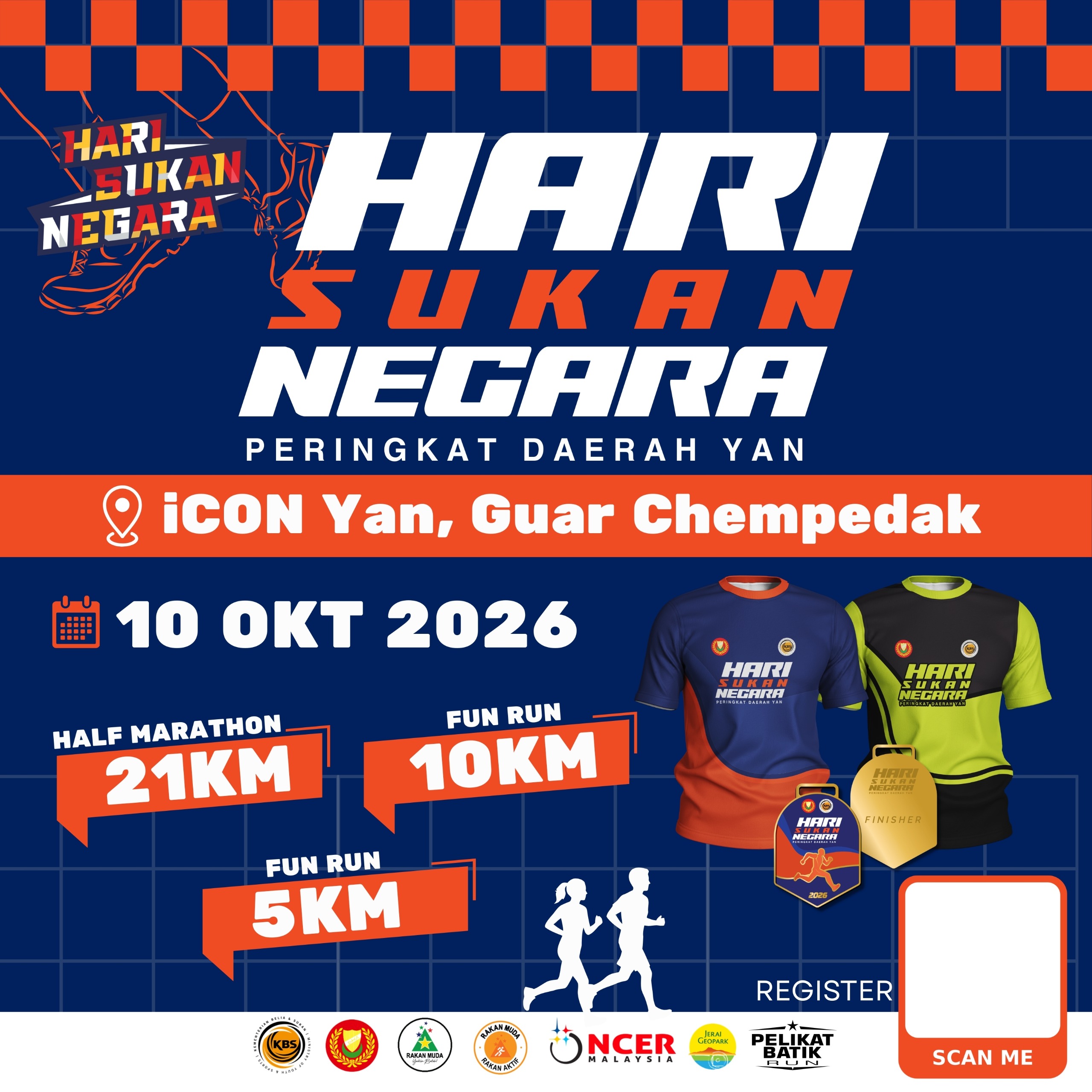 Hari Sukan Negara - Peringkat Daerah Yan 2026 banner