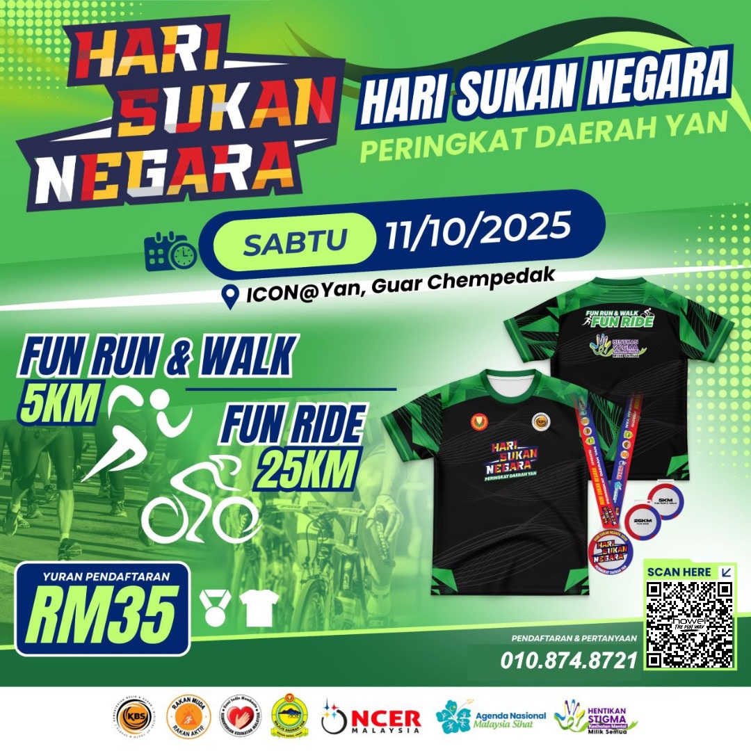 Hari Sukan Negara Peringkat Daerah Yan banner