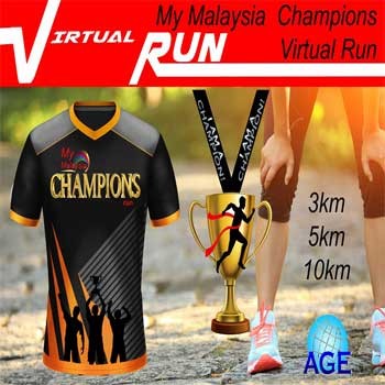 My Malaysia Champions Virtual Run banner