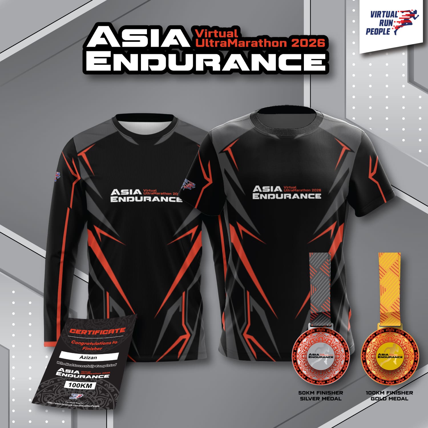 Asia Endurance Virtual UltraMarathon 2026 banner