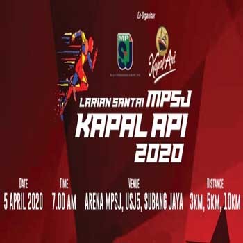 Larian Santai MPSJ Kapal Api 2020 banner