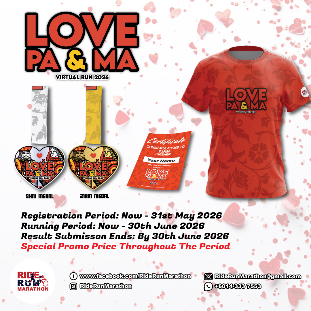 Love Pa & Ma Virtual Run 2026 banner