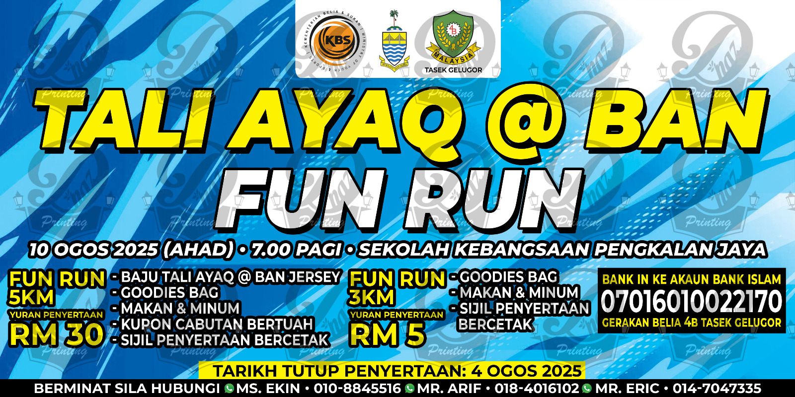 Tali Ayaq @ Ban Fun Run 2025 banner