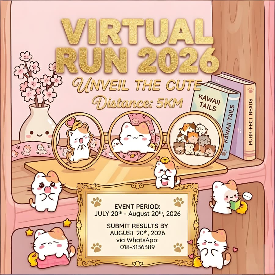 Meow Virtual Run 2026 banner